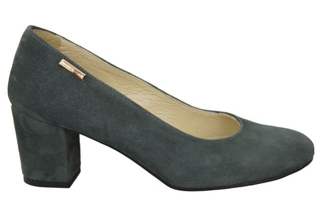 Dámská obuv Dámské lodičky Graphite Suede Natural Leather 125 ElitaBut