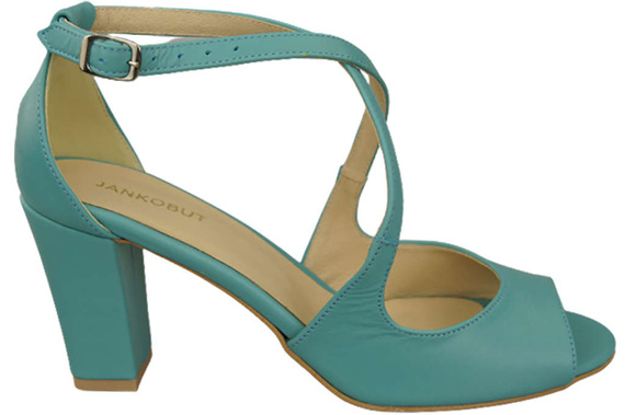 Dámská obuv Tyrkysové sandály Přírodní kůže 186 ElitaBut