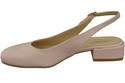 Dámská obuv Sandály Pink Powder Flat Heel Natural Leather 206 ElitaBut