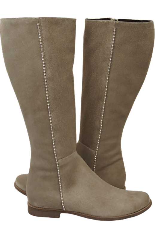 Dámské boty Beige leather Velour 153 ElitaBut