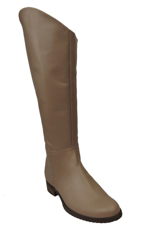 Dámské boty Cappuccino tmavá kůže 124 ElitaBut