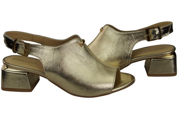 Dámská obuv Sandály Zlatá přezka Přírodní kůže 198 ElitaBut