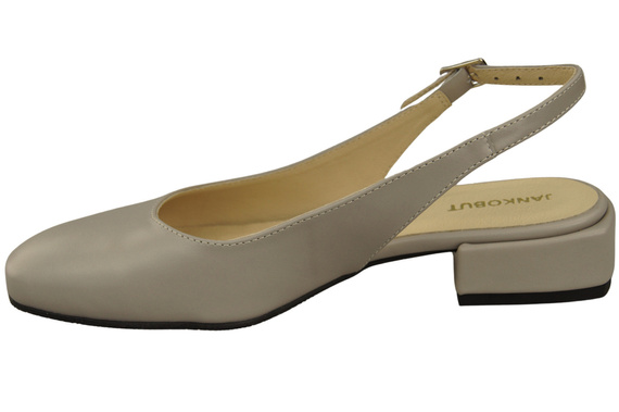 Dámská obuv Sandály Bright Ash Flat Heel Natural Leather 206 ElitaBut