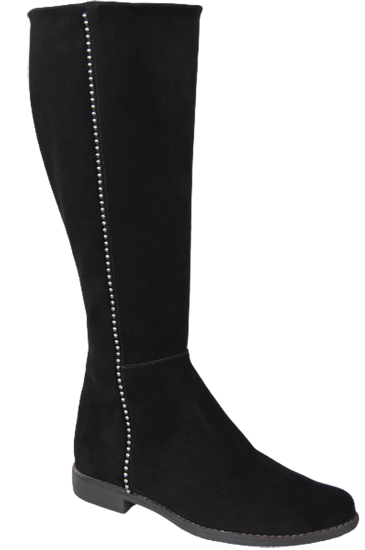 Dámské boty Černá kůže Velour 153 ElitaBut