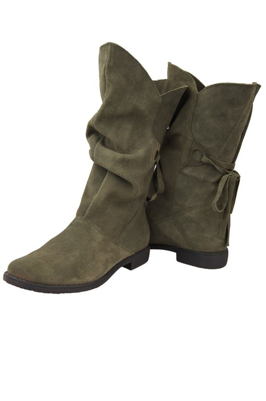 Obuv Dámské boty Bottle Zimní přírodní kůže velur 999 Z ElitaBut