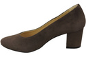 Dámská obuv Chocolate Natural Leather Suede pumps 106 ElitaBut