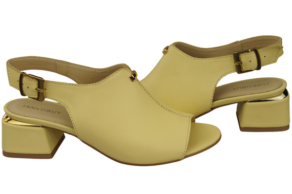 Dámská obuv Sandály Banana gold buckle Přírodní kůže 198 ElitaBut