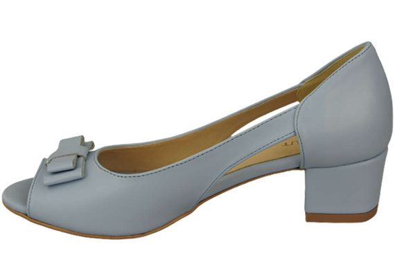 Dámská obuv Sandály Light Blue Natural Leather 145 ElitaBut