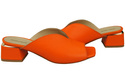 Dámská obuv Orange Heeled Flip Flops Natural Leather 210 ElitaBut