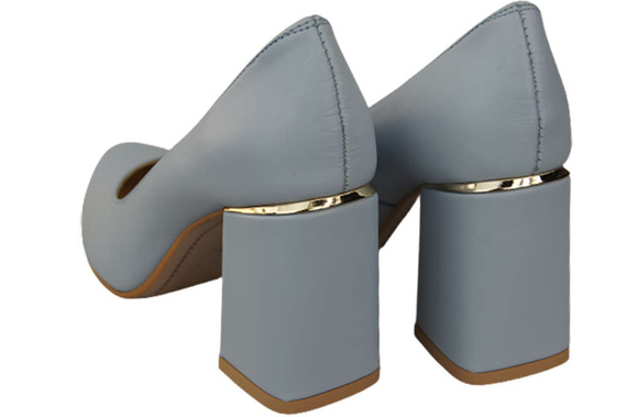 Dámská obuv Pumpkins Bright Blue Natural Leather 179 ElitaBut