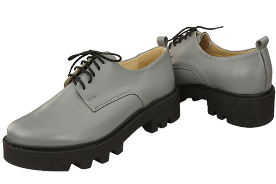 Dámská obuv se šněrováním Obuv Ash Leather Natural 180 ElitaBut