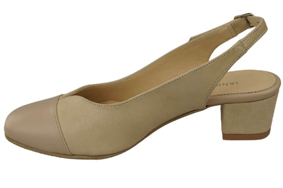 Dámská obuv Sandály z přírodní kůže 165 Cappuccino Lico ElitaBut