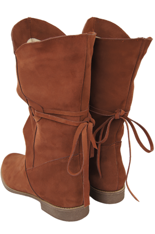 Dámské boty Chestnut Jaro / podzim přírodní kůže velur 999 L ElitaBut