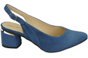 Dámské sandály z přírodní semišové kůže Blue Elegance and Comfort 196 Od ElitaBut