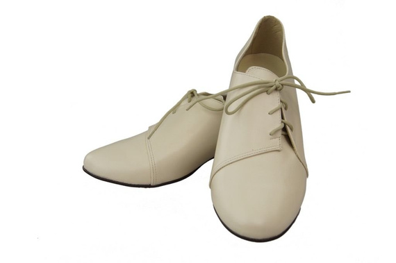 Dámské baletní boty Beige natural leather 110 ElitaBut