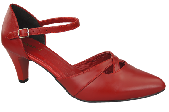 Dámská obuv Sandály Červená přírodní kůže 151 ElitaBut