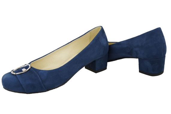 Dámská obuv Navy blue Přírodní semišová kůže 135 ElitaBut