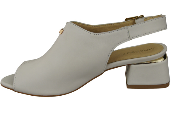 Dámská obuv Sandály White gold buckle Přírodní kůže 198 ElitaBut