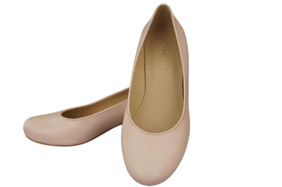 Dámská obuv Přírodní kožené lodičky 159 Powder pink ElitaBut