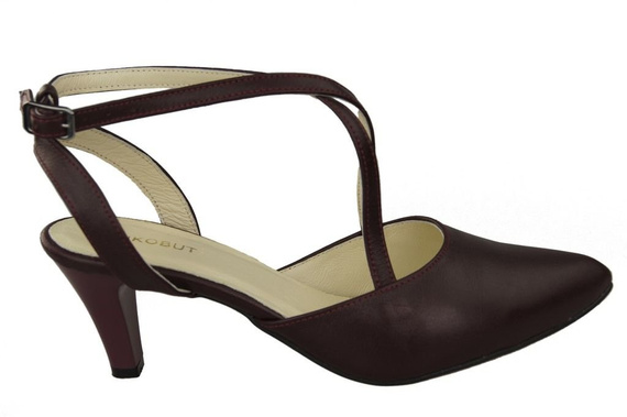 Dámská obuv Sandály Maroon Natural Leather 129 ElitaBut