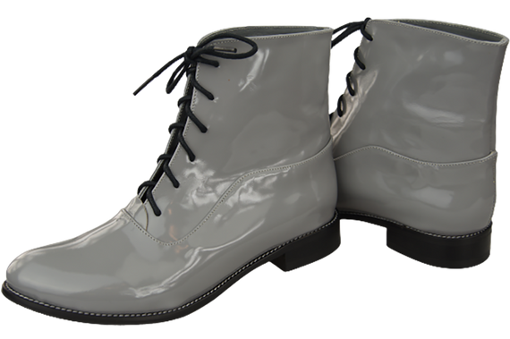 Dámské boty Ash lakované jaro/podzim přírodní kůže 155 L ElitaBut