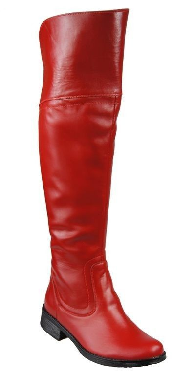 Dámské boty Red Musketeers High over the knee natural leather 638 ElitaBut