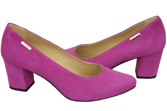 Dámská obuv Cyclamen Natural Suede Leather 106 ElitaBut