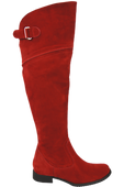Dámská obuv Red Muskegon Vysoké kozačky nad kolena z přírodní kůže Velour 154 ElitaBut
