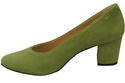 Dámská obuv Pistachio Natural Leather Suede pumps 106 ElitaBut