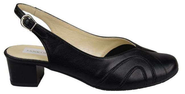 Dámská obuv Přírodní kůže Sandály Black 842 ElitaBut