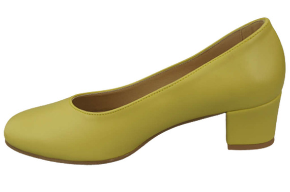 Dámská obuv Natural Leather 172 Lemon pumps ElitaBut