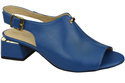 Dámská obuv Sandály Blue gold buckle Natural leather 198 ElitaBut