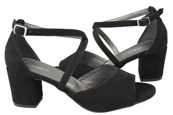 Dámská obuv Sandály Černá přírodní kůže 111 ElitaBut