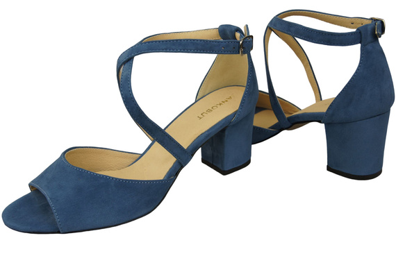 Dámská obuv Sandály Modrá přírodní kůže 111 ElitaBut