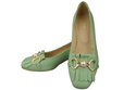 Dámská obuv Mint Fringed Leather pumps 195 ElitaBut