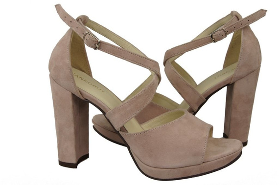 Dámská obuv Sandály Růžová přírodní kůže 114 ElitaBut