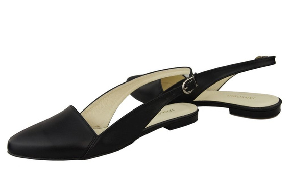 Obuv Dámské sandály Černá přírodní kůže 996 ElitaBut