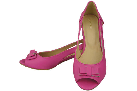 Dámská obuv Sandály Fuchsia Přírodní kůže 145 ElitaBut