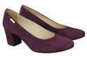 Dámská obuv Maroon Natural Leather Suede pumps 125 ElitaBut