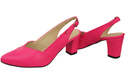 Dámská obuv Neon Pink Stiletto Sandály Natural Leather 217 ElitaBut