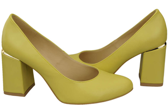Dámská obuv Lemon leather pumps 179 ElitaBut