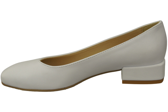 Pohodlná dámská obuv White Flats Natural Leather 204 ElitaBut