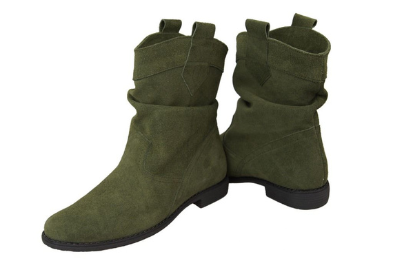 Obuv Dámské láhve Sashes Jaro / Podzim přírodní kůže velur 117 L ElitaBut