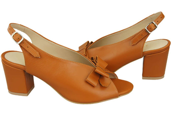 Dámská obuv Sandály z pravé kůže červené 148 L ElitaBut