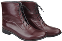 Dámské boty Maroon Jaro/podzim přírodní kůže 155 L ElitaBut
