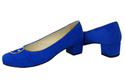 Dámská obuv Azure Natural Leather Suede pumps 135 ElitaBut