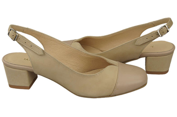 Dámská obuv Sandály z přírodní kůže 165 Cappuccino Lico ElitaBut