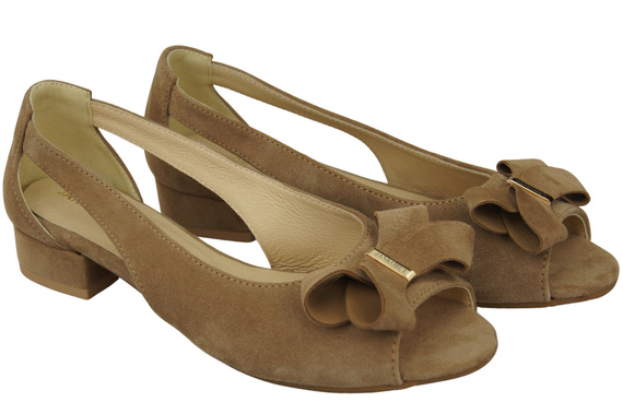 Dámské sandály Olive Natural Suede Leather 994 Z Kombinace stylu a pohodlí ElitaBut