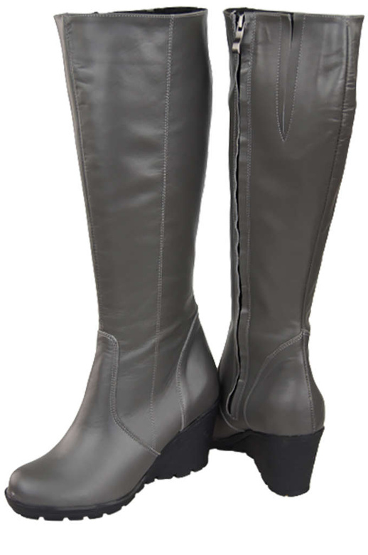 Obuv Dámské kotníkové boty Přírodní kůže Graphite 745 ElitaBut