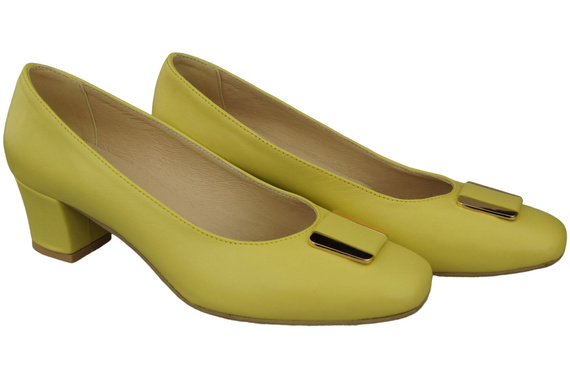 Dámská obuv Přírodní kůže 187 Lemon leather ElitaBut